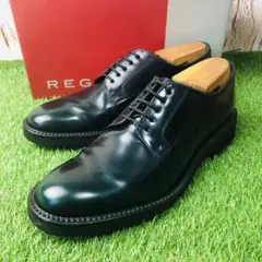 【着用1回】REGAL 革靴 プレーントゥ 厚底 レザー 本革 25