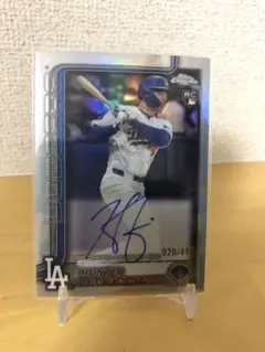 2025 Topps Chrome Feduccia RC サインカード