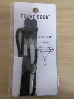 FOUND GOOD HAT CLIP ブラック