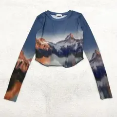 美品 LAGUA GEM NATURE PRINT トップス