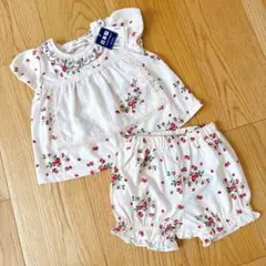 センスオブワンダー　新品　野いちご　ベビー服　セットアップ　70cm ロンパース