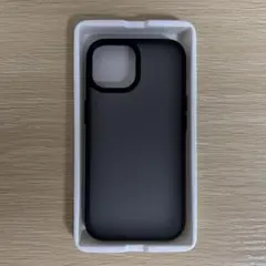 未使用 スマホケース iPhone15用 艶消し黒