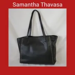 【未使用】Samantha Thavasa ブラックトートバッグ