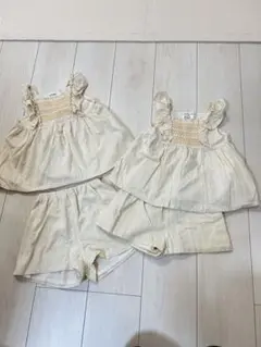 SLAP SLIP フリル付きセットアップ 110、100サイズ
