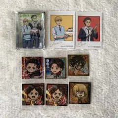 進撃の巨人 アクリルブロック エレン アルミンセット