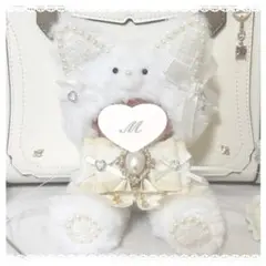 【10cmsize】 ぬい服 着ぐるみ オフホワイト おすわり 推し活 ㊾