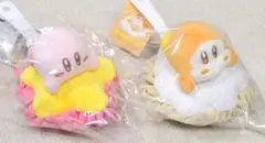 【おまけ付】未使用・星のカービィ ぬいぐるみ付きハンディモップ　2種セット