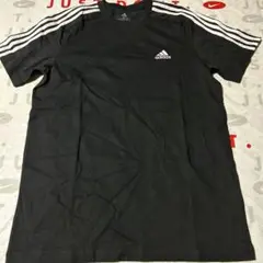 新品 アディダス adidas メンズ・コットン半袖Tシャツ XL 黒