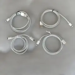 【Apple純正】type-A/C Lightningケーブル 4本セット