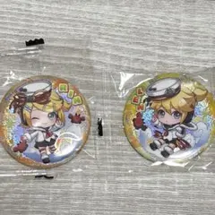 鏡音リン　レン缶バッジ 雪ミクアソート2022