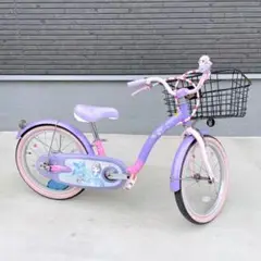 良品✨自転車 女の子 子供用　ディズニー ソフィア 紫 18インチ 動作良好 ヨドバシ.com - アイデス IDES 子供用自転車 ちいさなプリンセス