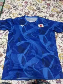 Mizuno 青 ジャージ Lサイズ 日本応援用