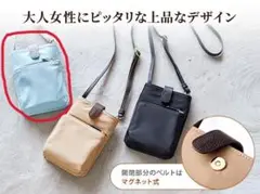 【新品未使用】MAGNIFIQUE スマホショルダー 本革ミニ財布＆パスケース付