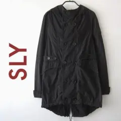 SLY N3B モッズコート　美品　限定色　希少　ダークレッド　ワインレッド SLY N3B モッズコート 美品 限定色 希少 ダークレッド ワイン
