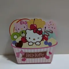 [新品]ハローキティ ダイカットメモ スイーツ メモ帳
