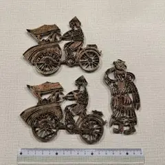 お値下げします！　藍染め　オールドバティック　チャップ(8246) お値下げします！ 藍染め オールドバティック チャップ(8246