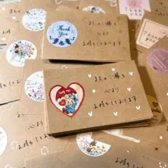 手書きサンキューカード ミックス 100枚 ♡-60