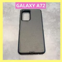 GALAXY A72 ハードケース 黒 無地 シンプル