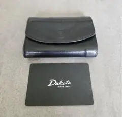 Dakota ブラックレーベル 三つ折り財布 箱付き ミニウォレット レザー