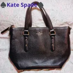 美品 Kate Spade ケイトスペード ミニトートバッグ ブラック 本革