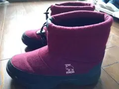 moz モズ ワインレッド ショートブーツ Mサイズ