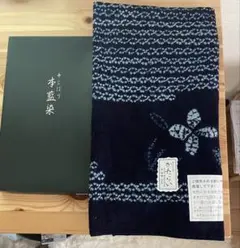天然藍染めクロス　90cm×90cm