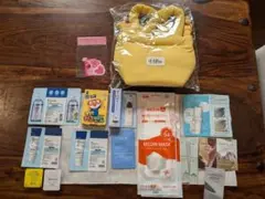 未使用品 BYUR パイル生地ポーチ + 無料ギフトセット