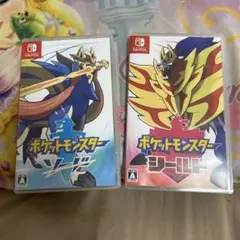 ✨ポケモンSwitchソフト2本セット ソード＆シールド【動作確認済】