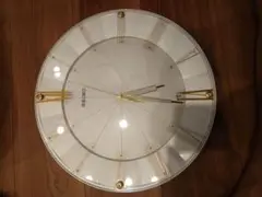 【セール/美品】SEIKO 掛け時計 電波 アナログ 白 パール KX214H
