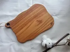 カッティングボード 雲 ハンドメイド 木製 欅 にこにこ