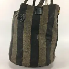 FENDI フェンディ ハンドバック ペカン ズッカ FF トートバック 筒型