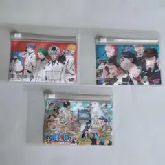 ジャンプショップ 東京喰種 青の祓魔師 ワンピース ミニクリアポーチ 非売品