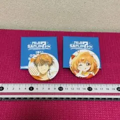 にじさんじ クラスTシャツ 缶バッジ セット 北見遊征 雲母たまこ v