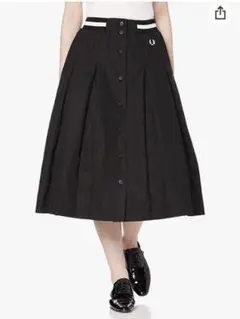 フレッドペリー ボックスプリーツスカート