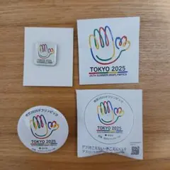2025 デフリンピック ピンバッジ　缶バッチ　セット