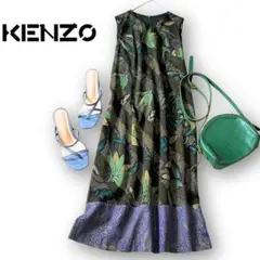 KENZO（ケンゾー）の総柄ワンピース　38 オールシーズン
