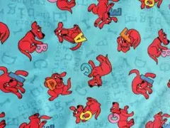 アメリカ Clifford the Big Red Dog ビンテージ　生地