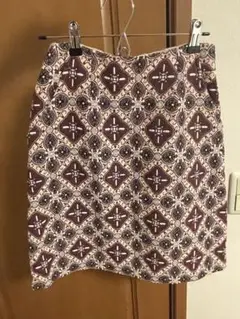 マルチカラーミニスカート 古着 ビンテージ