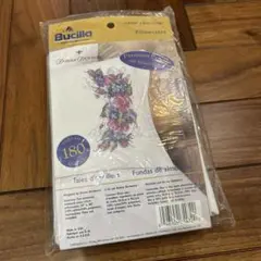新品 bucilla ブシラ　ピローケース　2枚セット　クロスステッチ刺繍キット