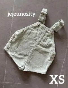 jejeunosity コーデュロイ サロペット　ミントグリーン　XS 美品