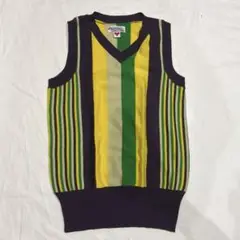 BOOHOMES カラフルストライプノースリーブベスト