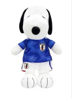 サッカー日本代表 スヌーピー ぬいぐるみ JFA182318 ブルー
