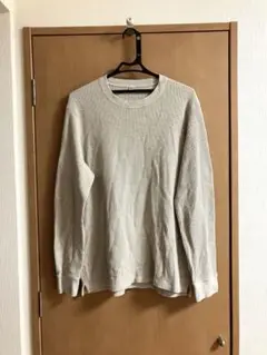 UNIQLO ワッフルニット【XL】ベージュ