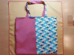 手作りバッグ（富岡義勇柄）