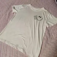 新品未使用スマイリーフェイス 半袖Tシャツ ピンク