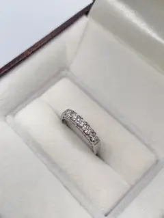 プラチナリング pt900 総ダイヤ0.2ct 8号
