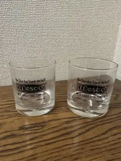 WESCO ウエスコ グラス 2個セット 非売品ノベルティ アメカジ 希少品