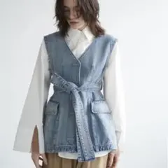 クラネ デニムベスト ビスチェ パニエ