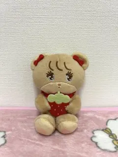 mikko characters いちごマスコットぬいぐるみ ラテ