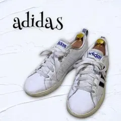 【adidas】アディダス『23』スニーカー 3本ライン ホワイト シンプル